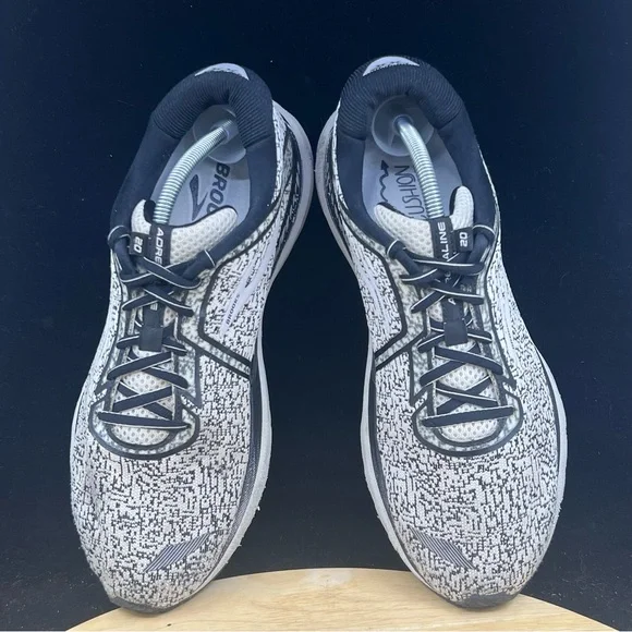 Brooks Womens Adrenaline GTS 20 1202961B167 White Running Shoes Sneakers 13 B - Picture 6 of 10